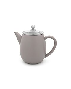 Théière Duet Eva 1,1L gris