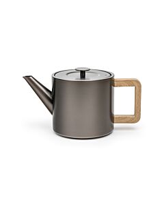 Théière Duet Design Narvik 1,1L gris métallisé