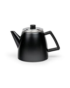 Théière Duet Odense 1,1L noir mat