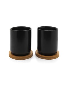 Mug Umea 200ml noir avec support