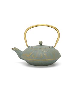 Théière Kunming 1,3L, fonte, bleu