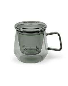 Tea for one Livorno verre noir 290ml