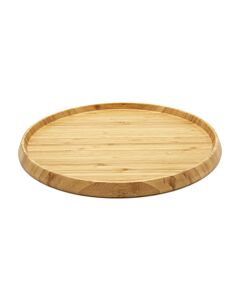 Plateau rond bambou naturel Ø35x2cm