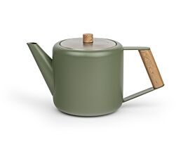 Théière Duet Design Boston 1,1L vert militaire
