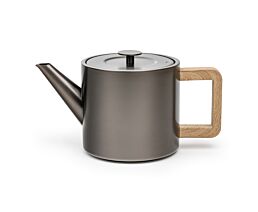 Théière Duet Design Narvik 1,1L gris métallisé
