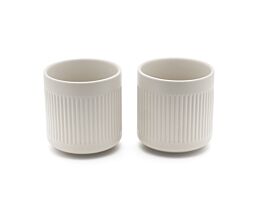 Tasse à thé Skagen blanc s/2
