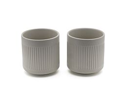 Tasse thé Skagen gris clair s/2