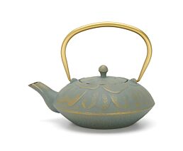 Théière Kunming 1,3L, fonte, bleu