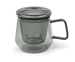 Tea for one Livorno verre noir 290ml