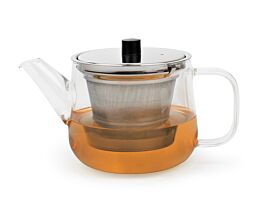 Théière Merano 1,1L verre avec filtre acier inox