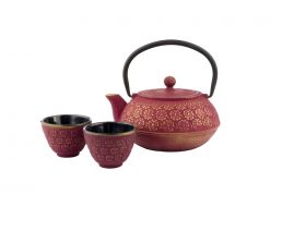 Coffret cadeau Shanghai 0,6L rosa/or