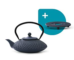 Théière Xilin fonte 1,25L bleu
