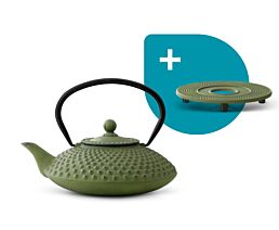 Théiere Xilin fonte 1,25L vert
