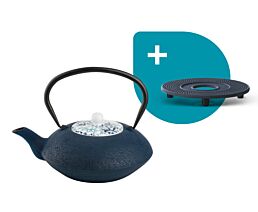 Théiere Yantai 1,2L bleu fonçé