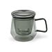 Tea for one Livorno verre noir 290ml