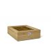 Coffret à thé bambou, 9 comp., fenêtre